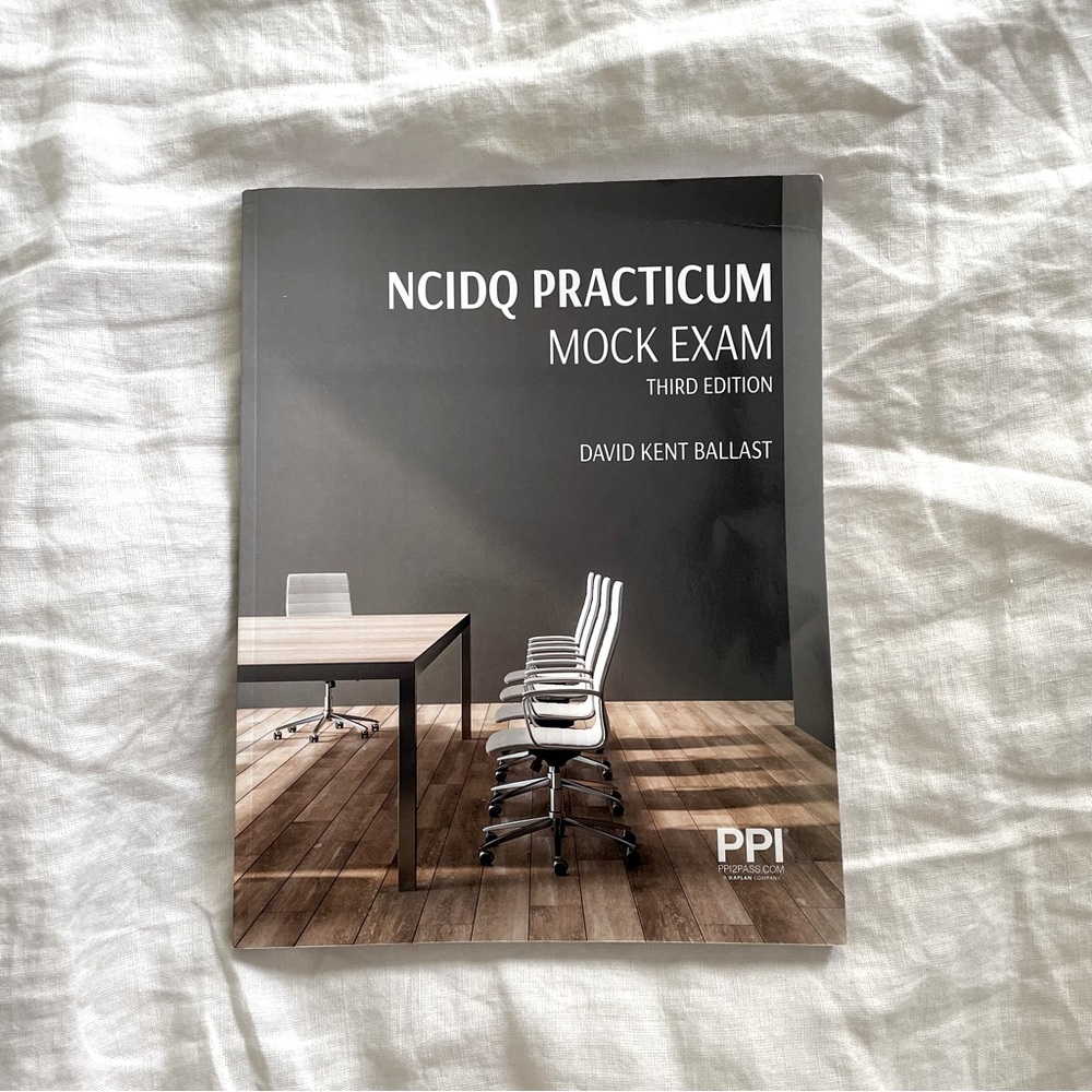 PPI NCIDQ Practicum Mock Exam Book, Third Edition